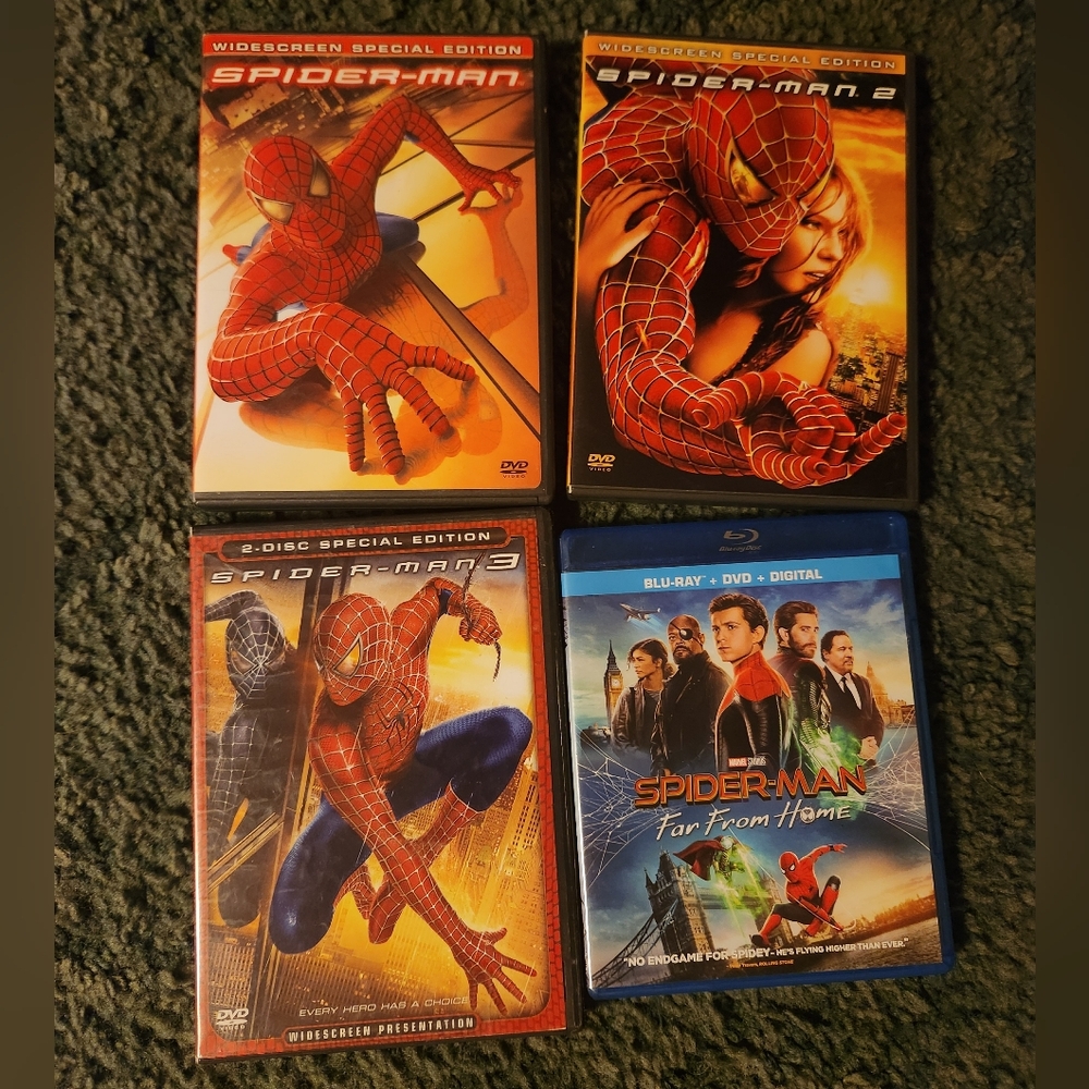 Spiderman Dvds